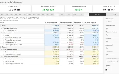 1С Бухгалтерия + Power BI for Microsoft 365 — screenshot