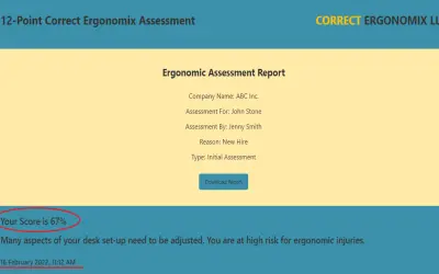 12-Point Correct Ergonomix Solution for Microsoft 365 — screenshot