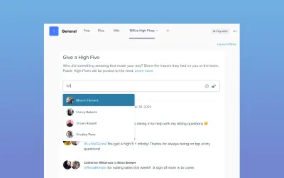 15Five for Microsoft 365 — screenshot