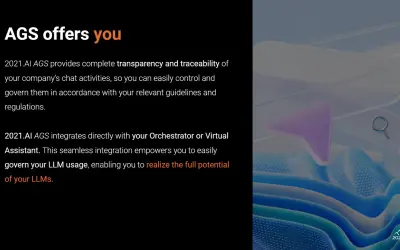 2021.AI AI Governance Service (AGS) for Microsoft 365 — screenshot