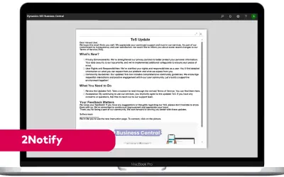 2Notify for Microsoft 365 — screenshot