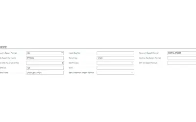 360 Canadian EFT for Microsoft 365 — screenshot