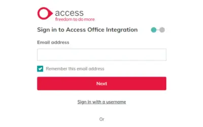 Access ERP Fusion for office for Microsoft 365 — screenshot