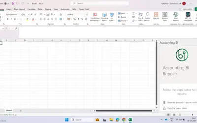 Accounting.BI for Xero, Sage and Zoho Books for Microsoft 365 — screenshot