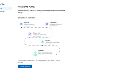 Acodis IDP Platform for Microsoft 365 — screenshot