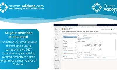 ActivityTools for simple email and activity handling in Dynamics 365 for Microsoft 365 — screenshot