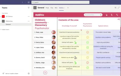 Additio for Microsoft 365 — screenshot