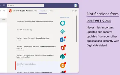 adenin Digital Assistant for Microsoft 365 — screenshot