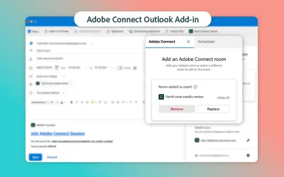 Adobe Connect for Microsoft Outlook for Microsoft 365 — screenshot
