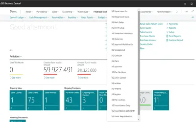Advance Budget Control for Microsoft 365 — screenshot