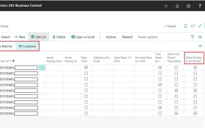 Advanced Business Functionality for Microsoft 365 — screenshot