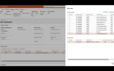 Advanced Imports Management for Dynamics 365 F&O for Microsoft 365 — screenshot
