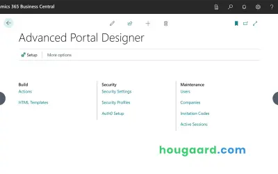 Advanced Portal Designer for Microsoft 365 — screenshot
