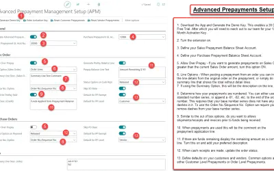Advanced Prepayments (USA/CAN) for Microsoft 365 — screenshot
