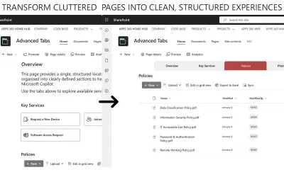 Advanced Tabs for Microsoft 365 — screenshot