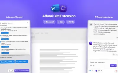 Afforai Cite Extension for Microsoft 365 — screenshot