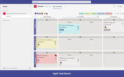 Agile Task Board for Microsoft 365 — screenshot