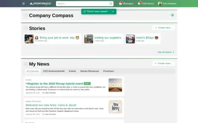 ahead Intranet for Microsoft 365 — screenshot