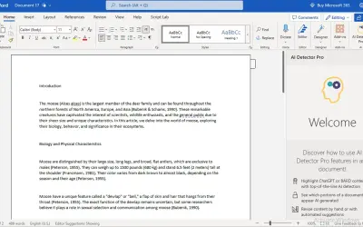 AI Detector Pro for Microsoft 365 — screenshot