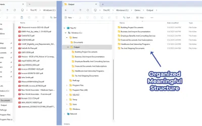 AI File Pro: Intelligent File & Folder Organization for Microsoft 365 — screenshot