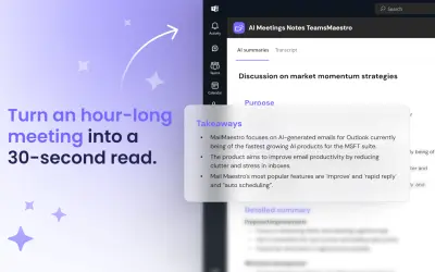 AI Meeting Notes TeamsMaestro for Microsoft 365 — screenshot