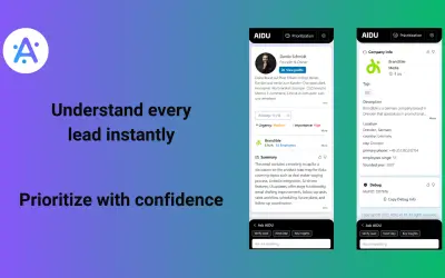 AIDU for Microsoft 365 — screenshot