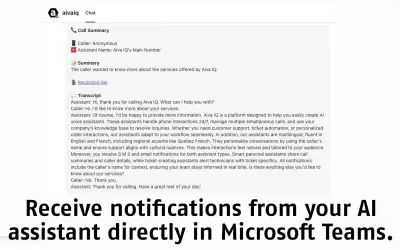 Aiva IQ for Microsoft 365 — screenshot
