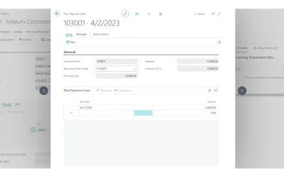 AL Payment Management & Outstanding Balances for Microsoft 365 — screenshot