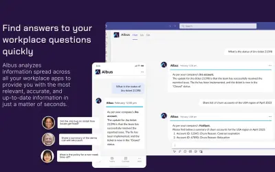 Albus for Microsoft 365 — screenshot