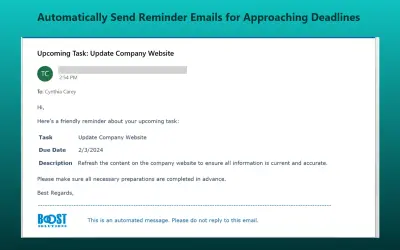 Alert Reminder for Microsoft 365 — screenshot