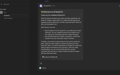All Quiet EU for Microsoft 365 — screenshot