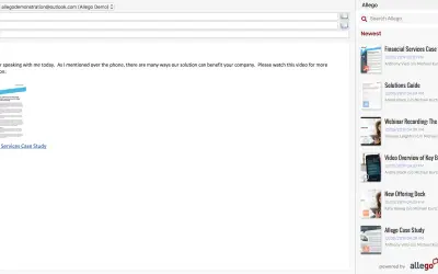 Allego for Microsoft 365 — screenshot