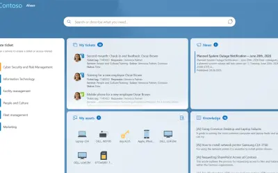 ALVAO IT Service Management (ITSM) for Microsoft 365 — screenshot