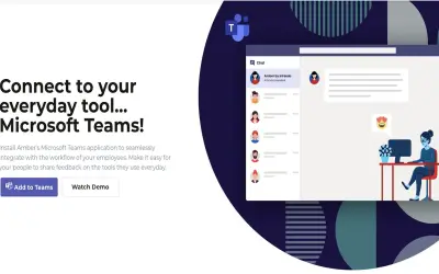 Amber by inFeedo for Microsoft 365 — screenshot