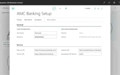 AMC Banking 365 Fundamentals for Microsoft 365 — screenshot