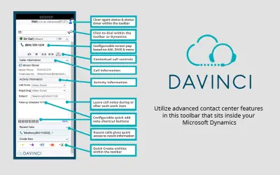 AMC's DaVinci for Dynamics 365 for Microsoft 365 — screenshot