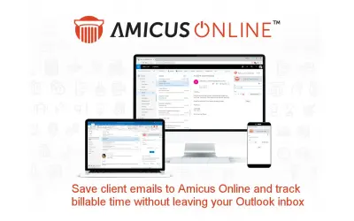 Amicus Online for Outlook for Microsoft 365 — screenshot
