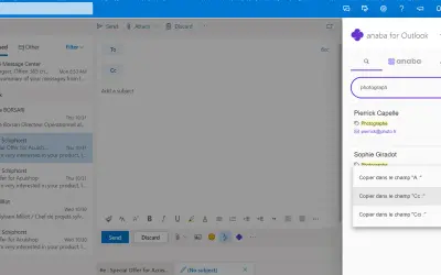 anaba for Outlook for Microsoft 365 — screenshot