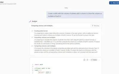 Analyst for Microsoft 365 — screenshot