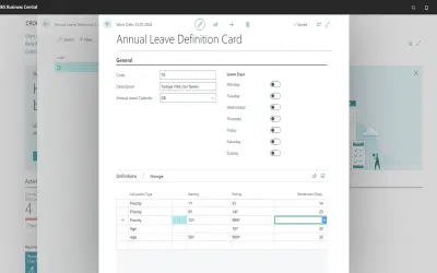 Annual Leave Management for Microsoft 365 — screenshot