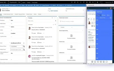 AnywhereNow WebAgent for Microsoft 365 — screenshot
