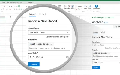AppFolio Report Connection for Microsoft 365 — screenshot