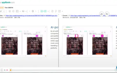 Applitools Eyes for Azure for Microsoft 365 — screenshot