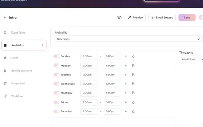 Appointment scheduling software - Lunacal.ai | Online Booking system & calendar scheduling app | Alternative to microsoft booking | Meeting scheduling for Microsoft 365 — screenshot