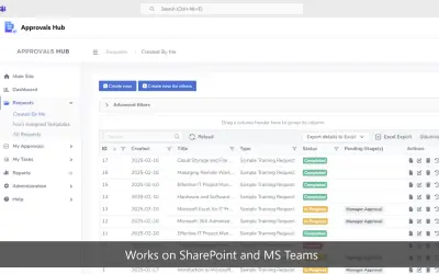 Approvals Hub for Microsoft 365 — screenshot