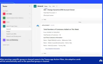APPSeCONNECT for Microsoft 365 — screenshot