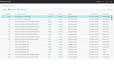 Aptean Process Manufacturing OEE for Microsoft 365 — screenshot
