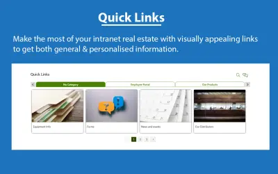 AQL Quick Links for Microsoft 365 — screenshot