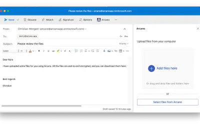 ARCANO for Microsoft 365 — screenshot