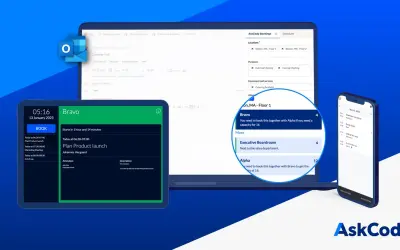 AskCody Room and Desk Booking for Microsoft 365 — screenshot